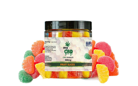 CBD Fruit Slice Gummies by myCBD 600mg