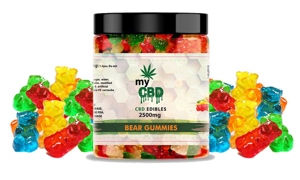 CBD Bear Gummies by myCBD 2500mg