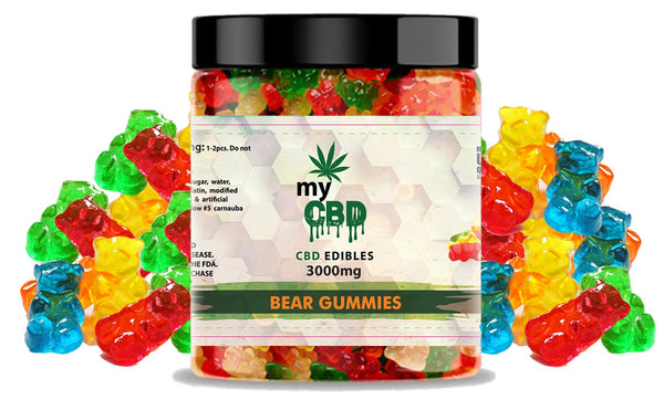 CBD Bear Gummies by myCBD 3000mg