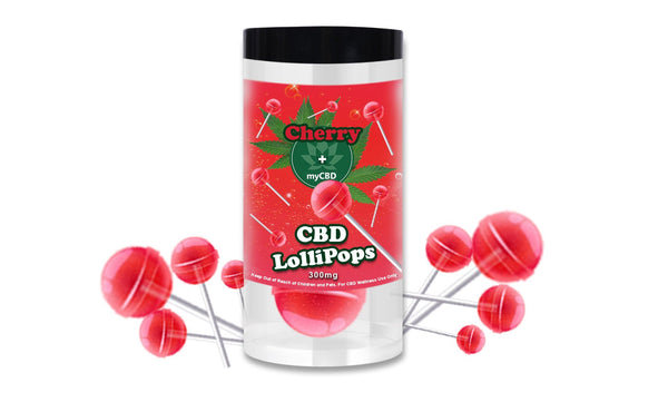 CBD Cherry Lollipops  from myCBD