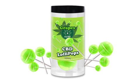 CBD Grapes Lollipops  from myCBD